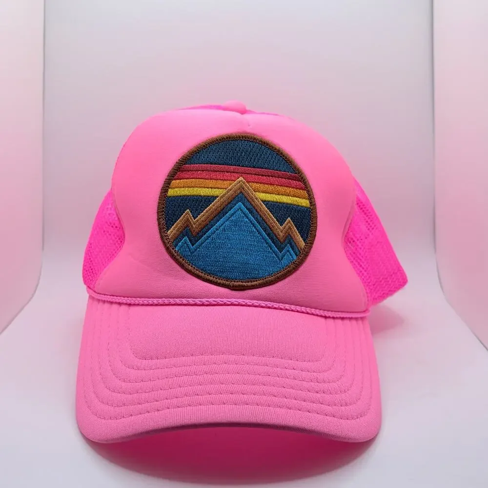 Aviator Nation Pink Trucker Hat